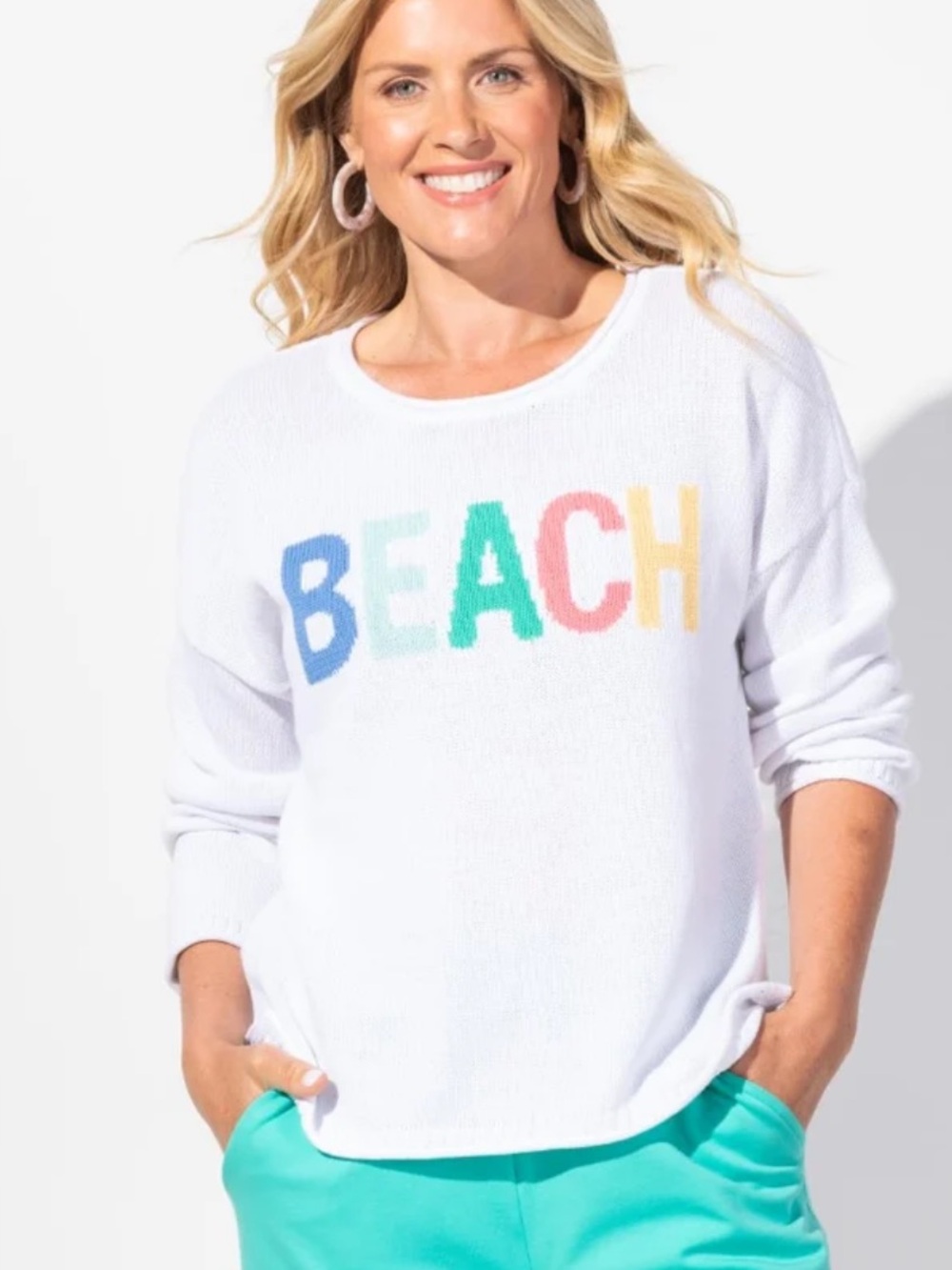 Escape BEACH sweater 100% cotton
